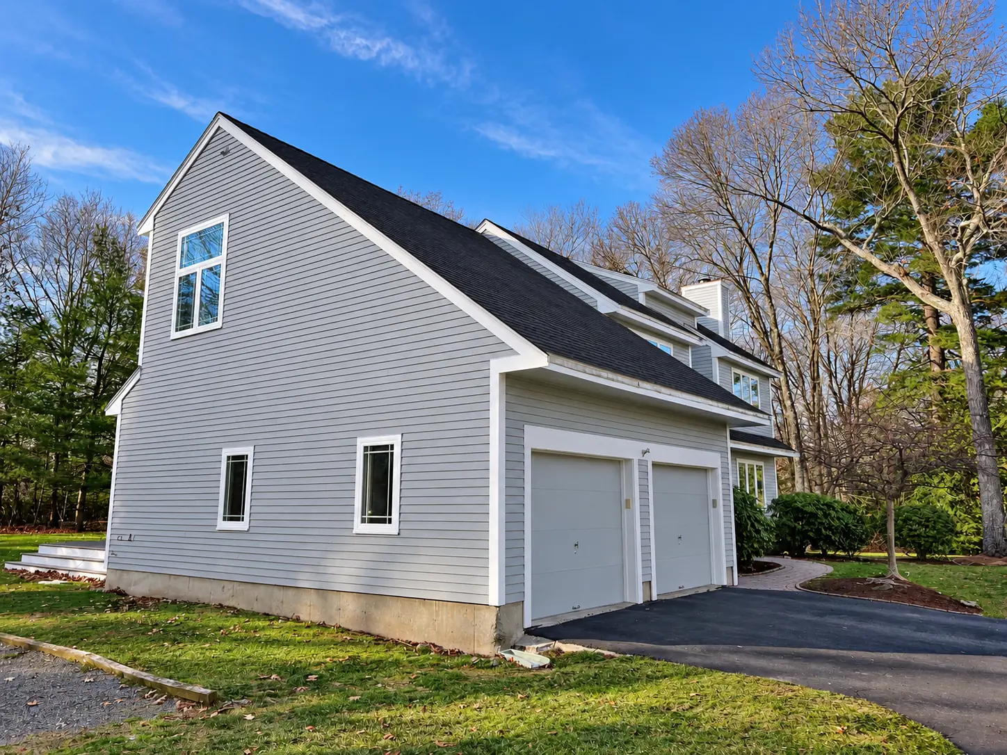 Painted residential exterior and trim