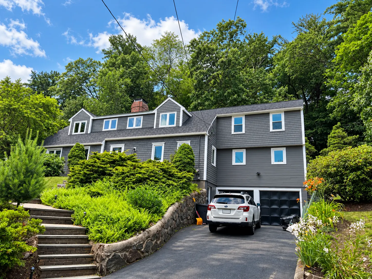 Completed exterior repaint