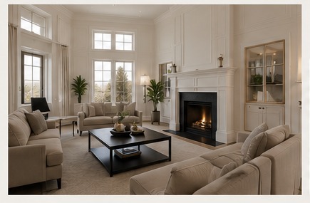 Elegant luxury home interior